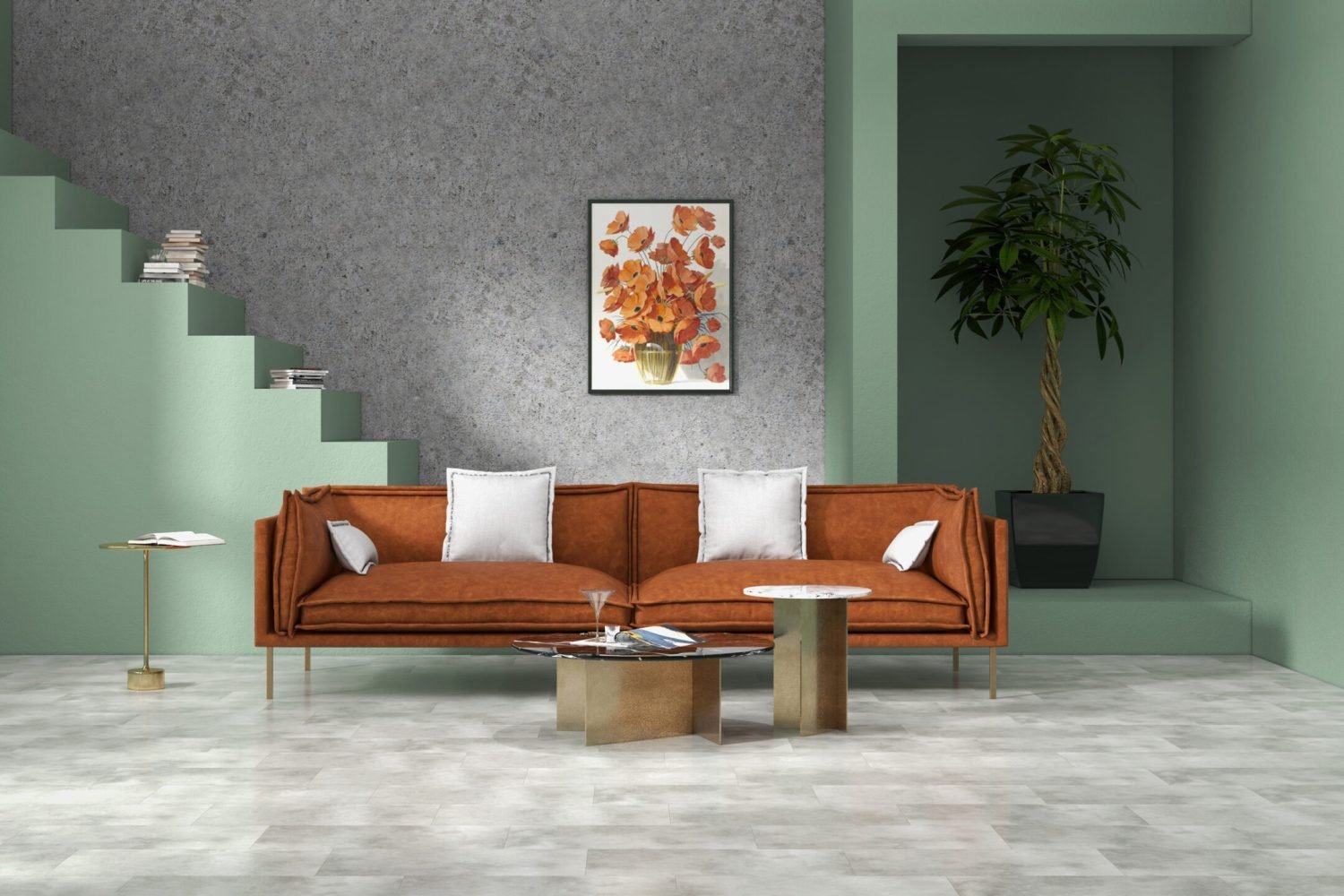 SPC Nordic Sand Series durable rigid core luxury vinyl